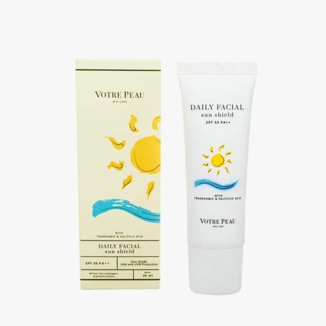 Votre Peau Skin Care Facial Sun Shield SPF 50 Pa ++