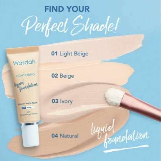 Wardah Lightening Liquid Foundation