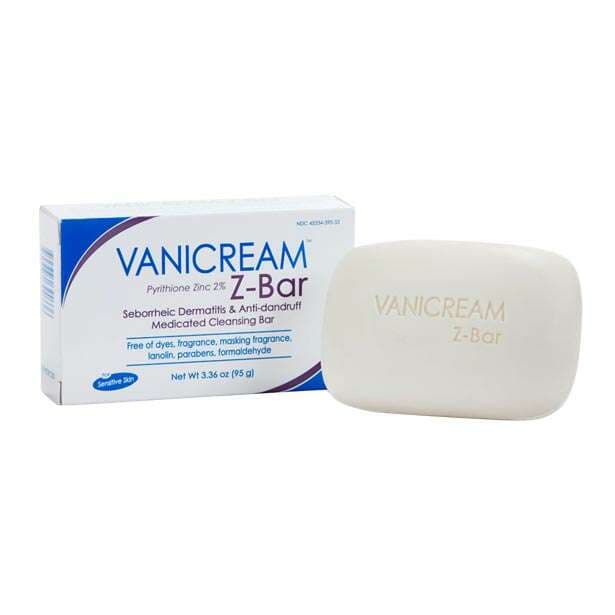 Vanicream Z-bar Medicated Cleansing Bar Pyrithione Zinc 2%
