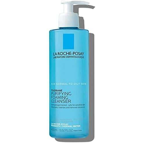 La Roche-Posay Toleriane Facial Cleanser, Purifying Foam, For Normal To Oily And Sensitive Skin