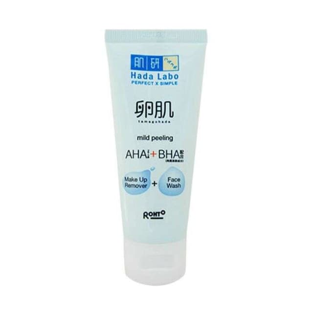 Hada Labo Tamagohada Mild Peeling AHA + BHA Face Wash
