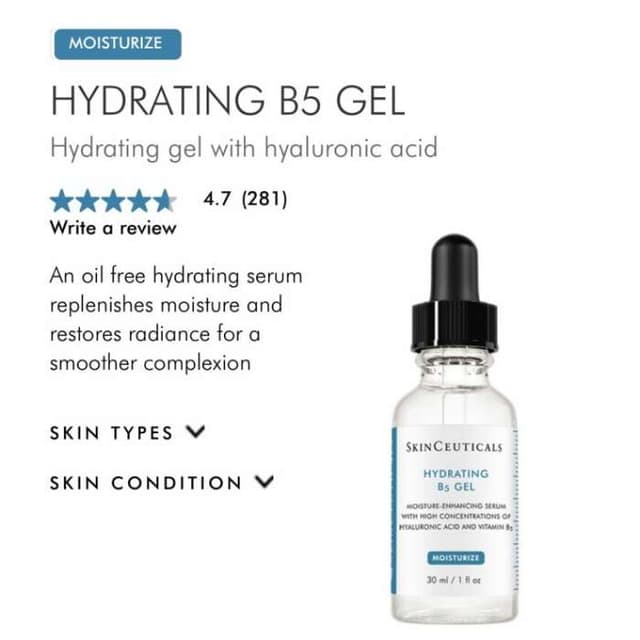 SkinCeuticals Skinceuticals Hydrating B5 Gel