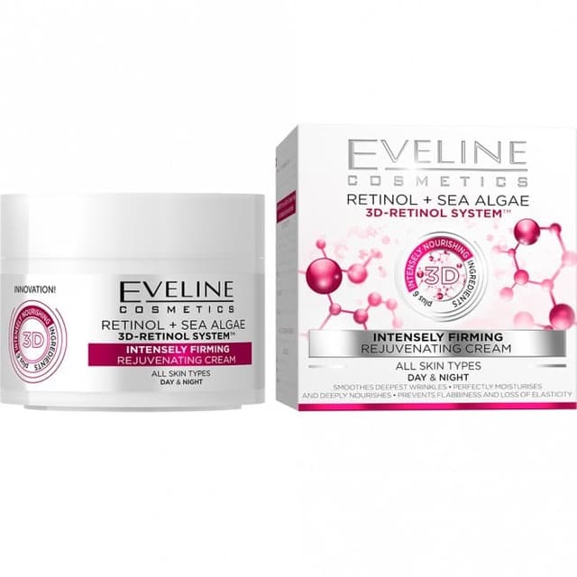 EVELINE COSMETICS Retinol & Sea Algae Intensely Firming Rejuvenating Cream